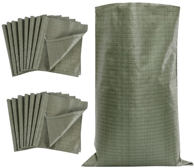 언더보스 폐기물 쓰레기 재활용 마대자루 60 x 80 cm, 그린, 16개