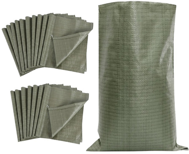 언더보스 폐기물 쓰레기 재활용 마대자루 50 x 80 cm, 그린, 18개