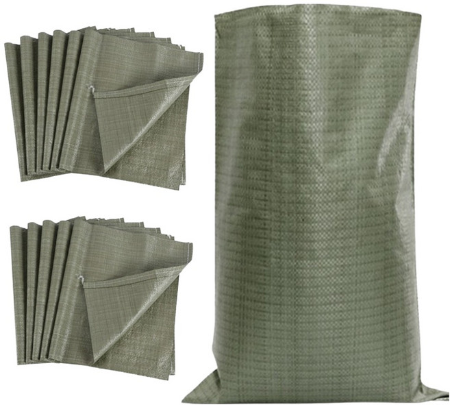 언더보스 폐기물 쓰레기 재활용 마대자루 60 x 102 cm, 그린, 12개