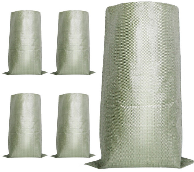 언더보스 폐기물 쓰레기 재활용 마대자루 100 x 150 cm, 그린, 5개