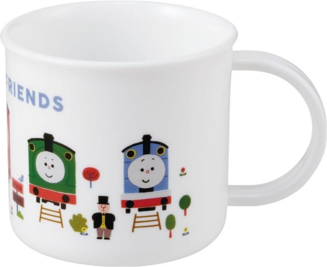 Skater 塑膠漱口杯 湯瑪士 200ml, 白色, 1個