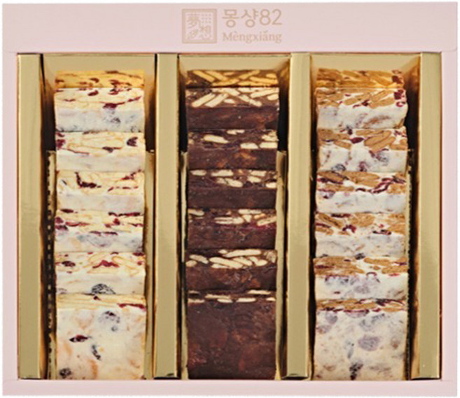 Mengxiang82 夢想 經典Q彈餅乾 S1 禮盒, 1套, 原味 6入 + 巧克力 6入 + 黑糖 6入