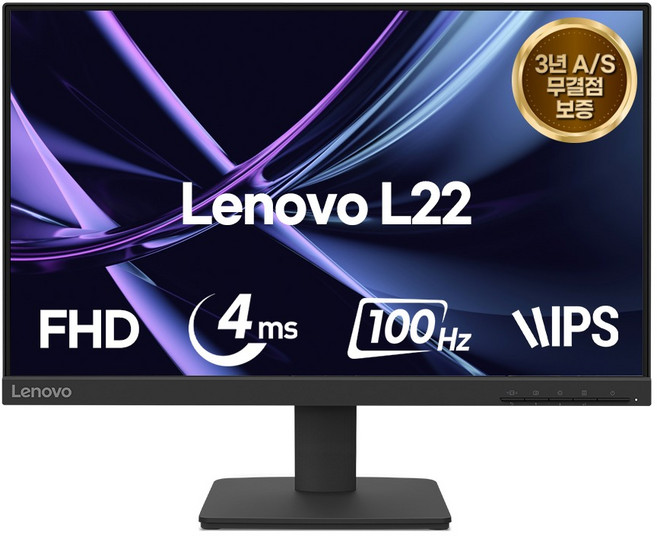 레노버 FHD 100Hz IPS 무결점 모니터, 54.61cm, L22-4e