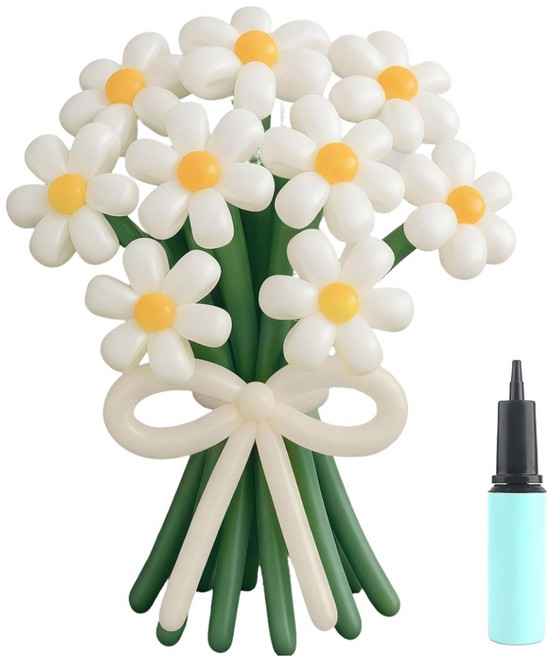 투데이리빙 풍선 꽃다발 만들기 패키지 세트 CD_OST_AL284W, 혼합색상, 1세트