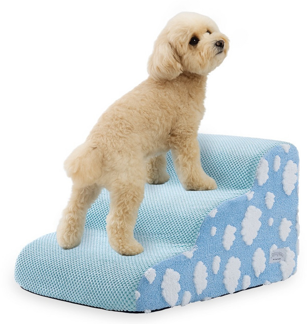 Mungtem 狗狗曲線型階梯, 雲朵圖案, 1個