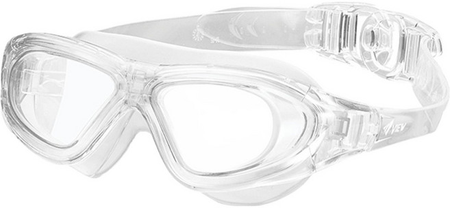 뷰 원터치 버클 수경 V1000S, CLEAR, 1개