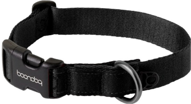 분독 강아지 오리지널 목줄, 올블랙, 1개