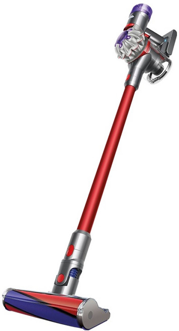 다이슨 V8 스틱청소기, 실버 + 레드, 448876-01
