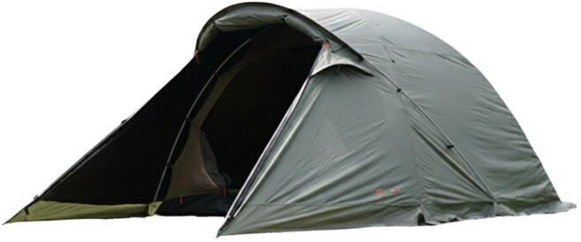 Herzen 簡易安裝 Family L-Dome 帳篷 S5 300 + 內帳套組, 卡其色(帳篷), 深棕色(內帳), 4~5人用