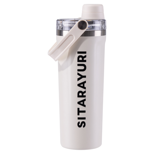 SITARAYURI 便攜磁吸保溫杯 ZF-087, 白色, 1個, 800ml