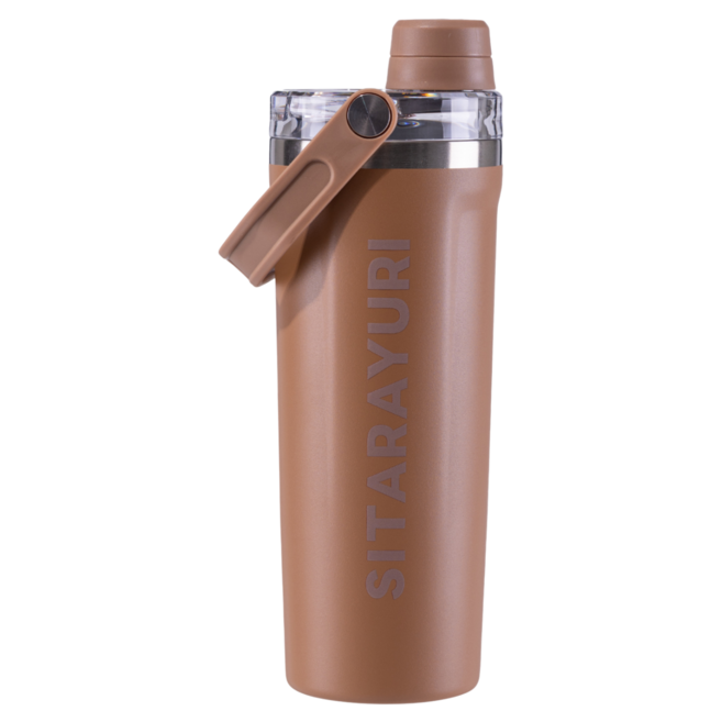 SITARAYURI 便攜磁吸保溫杯 ZF-087, 咖啡色, 1個, 800ml