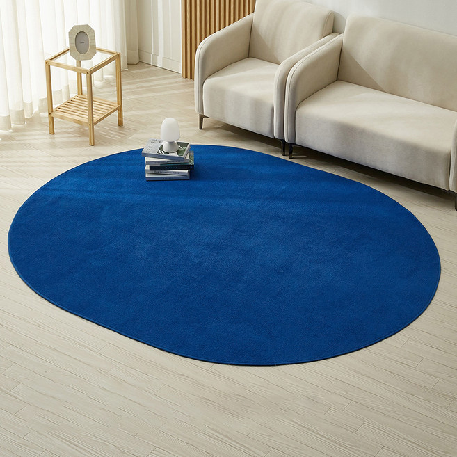 블레딕홈 에스파 사계절 워셔블 타원형 러그