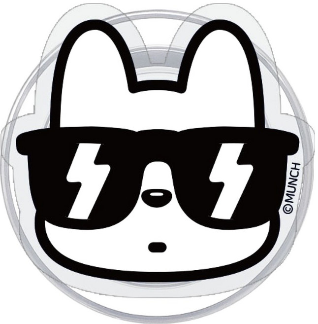 Munch MagSafe 相容磁吸壓克力 Munch Face 手機支架, 太陽眼鏡臉, 1個