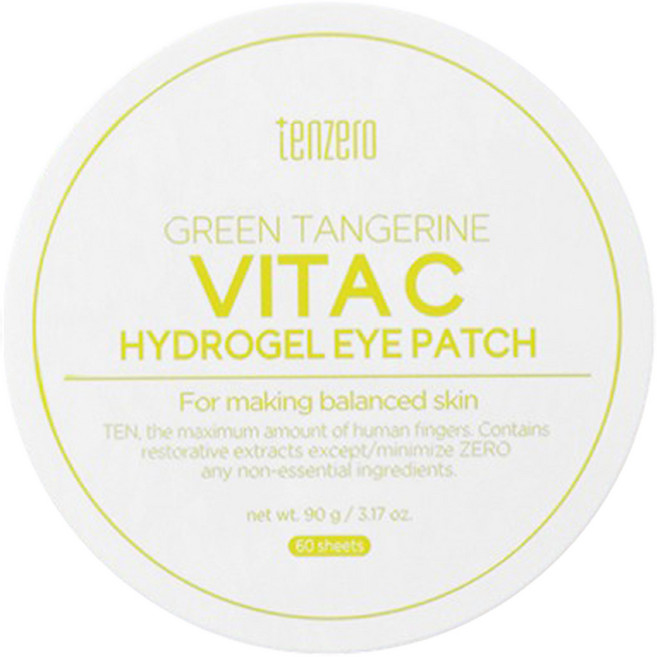 tenzero 青橘維他命C水凝膠眼膜, 60入, 1個