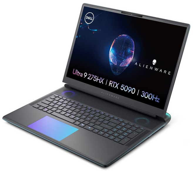 델 2025 Alienware 18 Area-51 코어Ultra9 인텔 14세대 지포스 RTX 5090, 2TB, 64GB, WIN11 Home, DAA18250-WH03KR