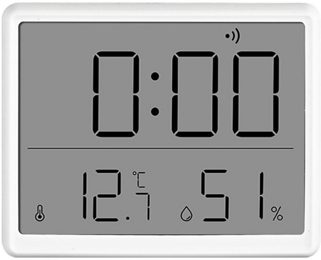 랩앤툴스 8828 자석 디지털 온습도계, 화이트, 1개