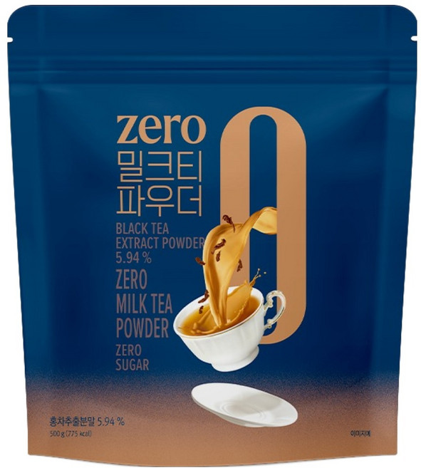 Nature Tea zero 奶茶粉, 500g, 1個, 1入