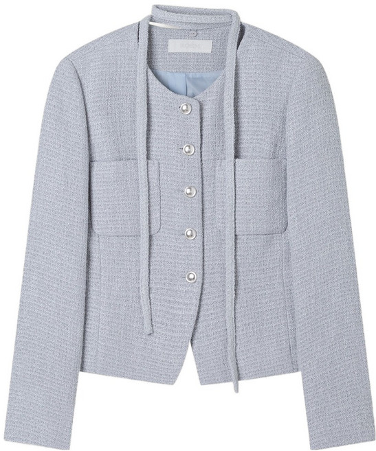 Roem 女款領帶 + 花呢外套套裝