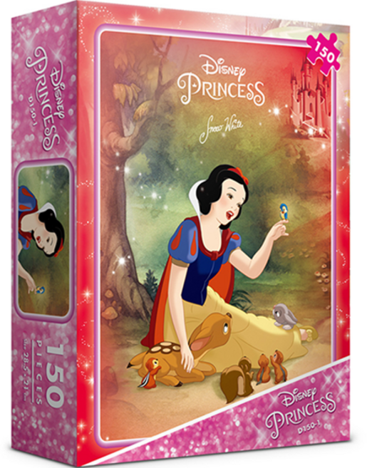 퍼즐라이프 백설공주 직소퍼즐 D150-1, 혼합색상, 150피스, 1개