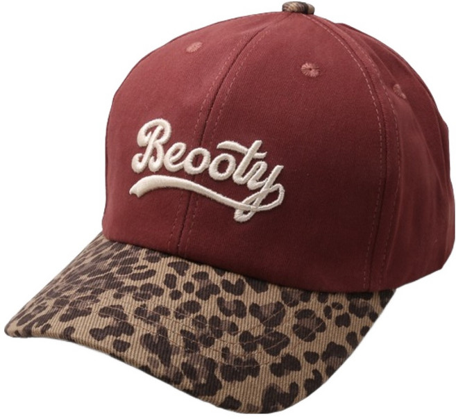 MUXUEBABY 兒童豹紋拼接棒球帽