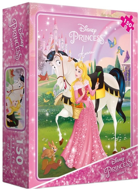 퍼즐라이프 디즈니 잠자는 숲 속의 공주 오로라 퍼즐 D150-7, 혼합색상, 150피스, 1개