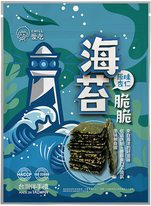 CHILL 愛吃 海苔脆脆, 32g, 1個