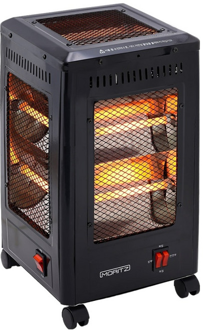 모리츠 5방향 절전형 전기히터, MEH-B5195, 블랙
