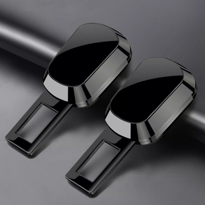 오토벨라 차량 안전벨트 길이조절 연장클립, 2개, 블랙