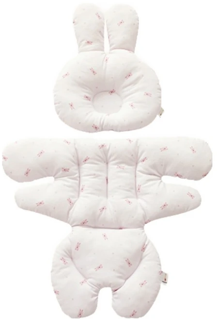 젤리맘 무나 체어용 버디 짱구베개 + 라이너 세트, 색상선택:토토 래빗, 1개 - 쿠팡
