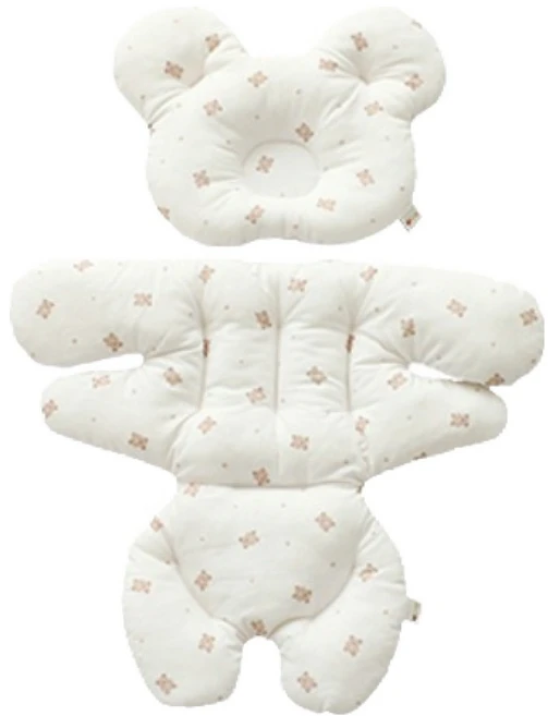 젤리맘 무나 체어용 버디 짱구베개 + 라이너 세트, 색상선택:꼬미 베어, 1개 - 쿠팡