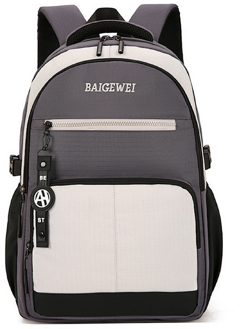 BAIGEWEI 大容量輕盈後背包 B2330, 灰色