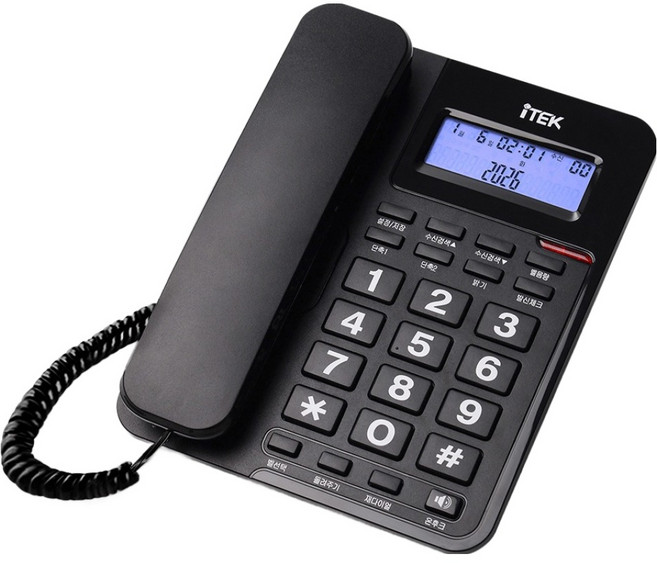 iTEK 가정용 사무실 업소용 발신자 유선 전화기, IK-650