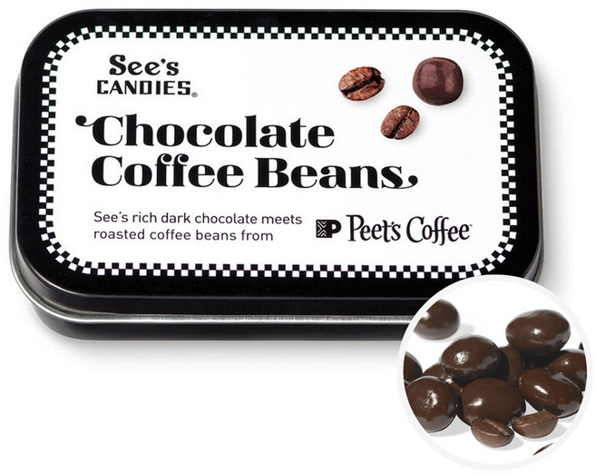 씨즈캔디 커피빈 틴, 51g, 1개