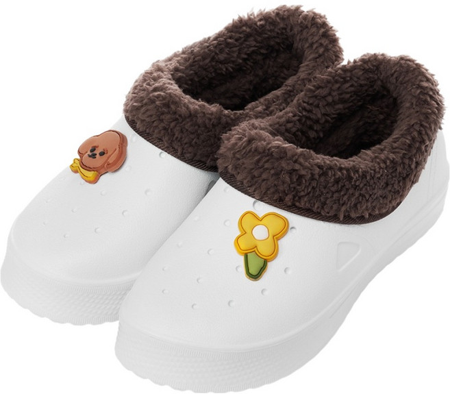 에이블팩토리 뿌뿌 겨울 털 실내화