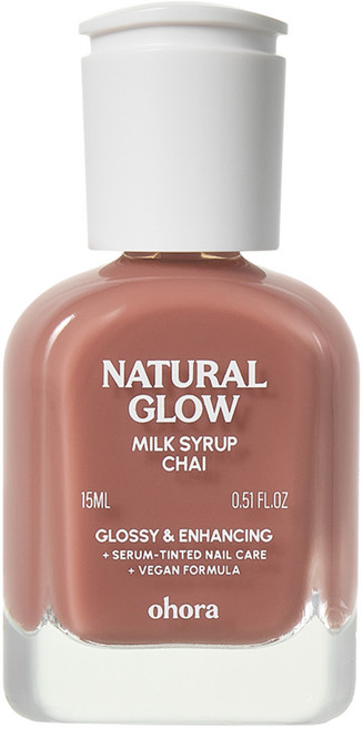 오호라 내추럴 글로우 밀크시럽 네일 강화제 차이, 15ml, 1개