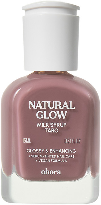 오호라 내추럴 글로우 밀크시럽 네일 강화제 타로, 15ml, 1개