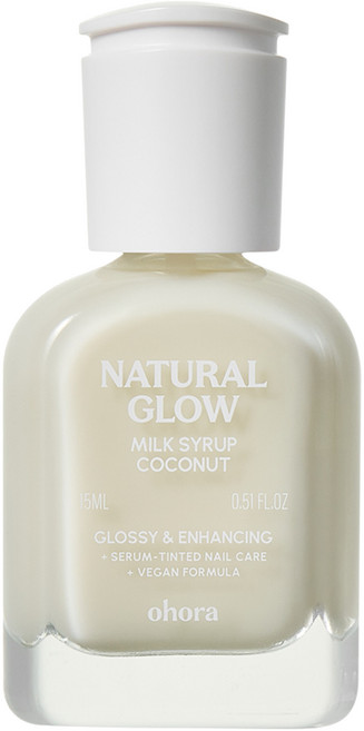 오호라 내추럴 글로우 밀크시럽 네일 강화제 코코넛, 1개, 15ml