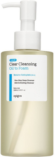 opigen 弱酸性清爽卸妝油洗面乳, 1個, 205ml