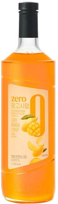 네이쳐티 zero 망고 시럽, 1개, 1L