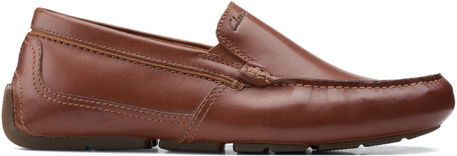 Clarks 男士 Markman 素面皮鞋 M9SMARK