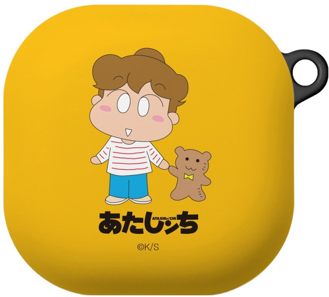 ATAMAm'MA 我們這一家 基本款 三星 Galaxy Buds 2 / Live / Pro / 2 Pro / FE 硬殼保護套, 橘子娃娃, 1個, 單一商品