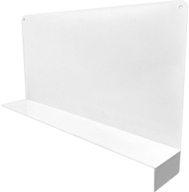 월드크린 창고 선반 칸막이 판 일체형 60 x 30 cm, 화이트, 1개