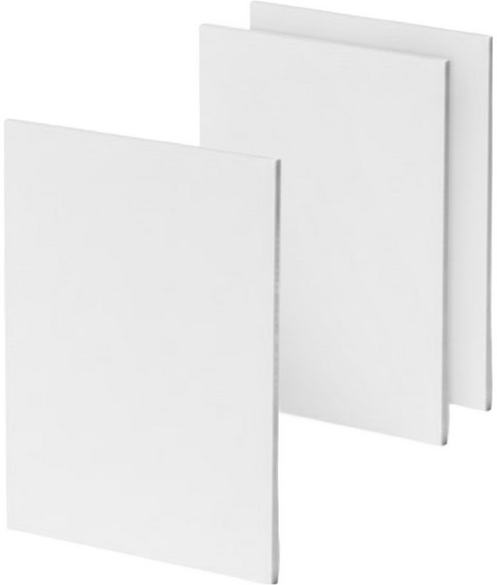 OON 포맥스판 흰색, 3개, 2mm