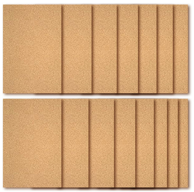 OON 코르크판 200 x 300mm, 15개, 1mm