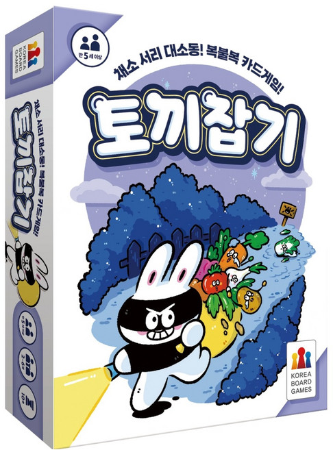 코리아보드게임즈 토끼잡기 보드게임, 혼합색상, 1개