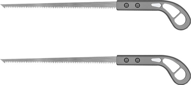 베이루 목공 원예 나무 다용도 쥐꼬리 톱, 2개
