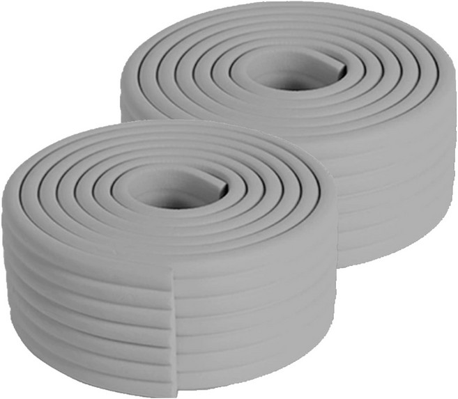 디펜즈만 수도 배관 단열재 가구 모서리 보호쿠션 그레이, 2개