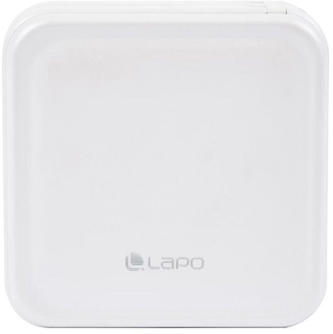 LaPO 日本松下 電芯全功能無線充電行動電源 10050mAh Type-C/Lightning, 柔霧白, WT-08SCL