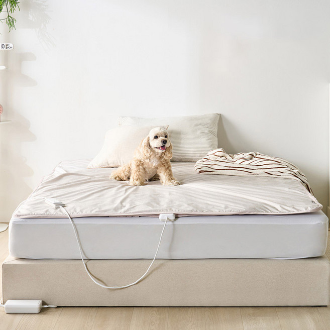 나비엔 숙면 DC 카본 탄소 온열 매트 EME650D-QC, 퀸(145 x 195 cm)