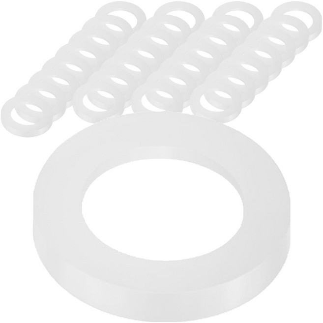 베이루 수전 호스 실리콘 평패킹, 30개